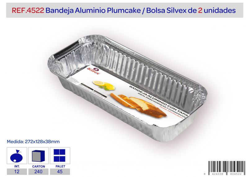▷ Bandeja de Aluminio Gran Volumen / Pavo / Envío 24 h.